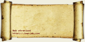 Natalija Vesović vizit kartica